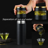 Thermos intelligent 450 ml avec infuseur et affichage de température, en acier inoxydable
