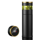 Thermos intelligent 450 ml avec infuseur et affichage de température, en acier inoxydable