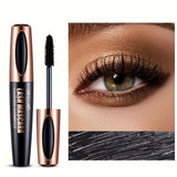 Mascara 4D noir – waterproof, longue tenue, anti-bavure, naturel, toute la journée 𝓑2𝓢
