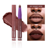 Crayon à lèvres mat durable, brun naturel, crayon à lèvres mat, haute Pigment, imperméable, teinte de Contour rouge, tasse antiadhésive, maquillage 𝓑2𝓢