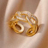 Bagues Anillos Or Zircone