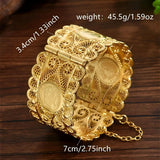 Bracelet Arabe Rétro Plaqué Or