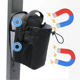 Sac de sport magnétique avec rangements intégrés.