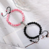Bracelets magnétiques en forme de cœur pour couples 𝓑2𝓢