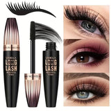 Mascara 4D – waterproof, volume, longueur, bouclé, longue tenue, anti-taches 𝓑2𝓢