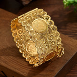Bracelet Arabe Rétro Plaqué Or