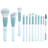 12 pinceaux de maquillage professionnels, doux et portables.