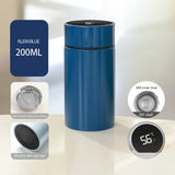 Thermos intelligent 200 ml avec affichage température, acier inoxydable