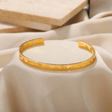 Bracelet Manchette Luxe Doré