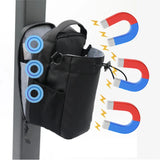 Sac de sport magnétique avec rangements intégrés.