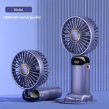 Ventilateur de cou portable USB 5 vitesses avec écran