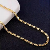 Collier Or Élégance 18K – Chaîne Classique Mixte