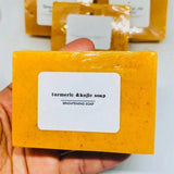 Regina Seife – Zitrone, Kojisäure und Kurkuma, reinigende und feuchtigkeitsspendende Gesichts- und Körperseife (100 g).