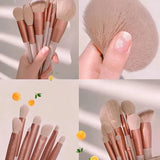 Make-up Pinselset für Foundation, Puder und Blending.