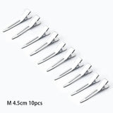 Pinces à cheveux sans plis, outil professionnel de coiffure, lot de 10 pièces. 𝓑2𝓢