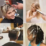Pinces à cheveux sans plis, outil professionnel de coiffure, lot de 10 pièces. 𝓑2𝓢