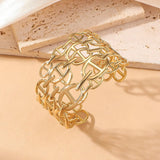 Bracelet Doré Vintage Motif Océan pour Femme 𝓑2𝓢
