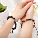 Bracelets magnétiques en forme de cœur pour couples 𝓑2𝓢