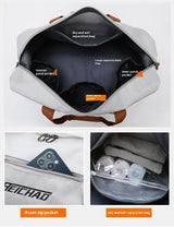 Sac de sport de voyage grande capacité, imperméable et portable.