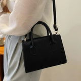Sac bandoulière femme en cuir PU – grande capacité, style luxe décontracté.