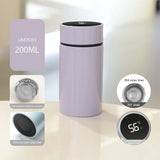 Thermos intelligent 200 ml avec affichage température, acier inoxydable