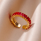 Bagues Anillos Or Zircone