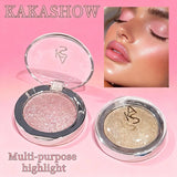 Kakashow – Langanhaltender schimmernder Creme-Highlighter, leuchtender Effekt für Gesicht & Augen