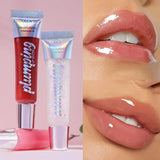 Brillant à lèvres hydratant – naturel, multicolore, effet brillant et lumineux 𝓑2𝓢
