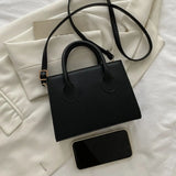 Sac bandoulière femme en cuir PU – grande capacité, style luxe décontracté.