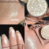 Fard à paupières scintillant longue tenue, effet brillant et lumineux, idéal pour les fêtes. 𝓑2𝓢