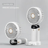 Ventilateur de cou portable USB 5 vitesses avec écran