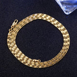 Collier Or Élégance 18K – Chaîne Classique Mixte