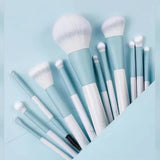 12 pinceaux de maquillage professionnels, doux et portables.