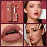 Feuchtigkeitsspendender Perlglanz-Lipgloss, 6 Nude-Töne, Spiegeleffekt