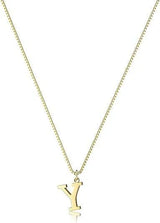 Collier Initiale A–Z Plaqué Or 18K