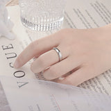 Bague plaquée or simple, style couple, idéale mariage ou fiançailles