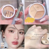 Palette Correcteurs Pro 3 Couleurs – Anti-Cernes & Imperfections Visage