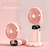 Ventilateur de cou portable USB 5 vitesses avec écran