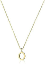 Collier Initiale A–Z Plaqué Or 18K