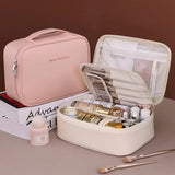 Sac de maquillage femme – portable, grande capacité, luxe 𝓑2𝓢