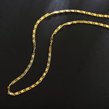Collier Or Élégance 18K – Chaîne Classique Mixte