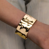 Bracelet Manchette Luxe Doré