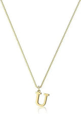 Collier Initiale A–Z Plaqué Or 18K