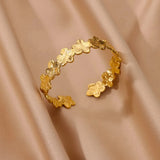 Bracelet Manchette Luxe Doré
