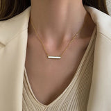 Collier Prestige Argent Minimaliste