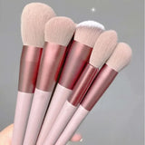 Make-up Pinselset für Foundation, Puder und Blending.