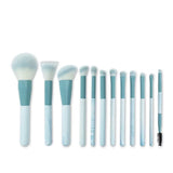 12 pinceaux de maquillage professionnels, doux et portables.