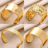 Bracelet Manchette Luxe Doré