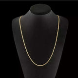 Collier Or Élégance 18K – Chaîne Classique Mixte