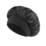 Mütze aus weichem Satin – Schlafmütze für lange Haare, Schutz und Komfort.